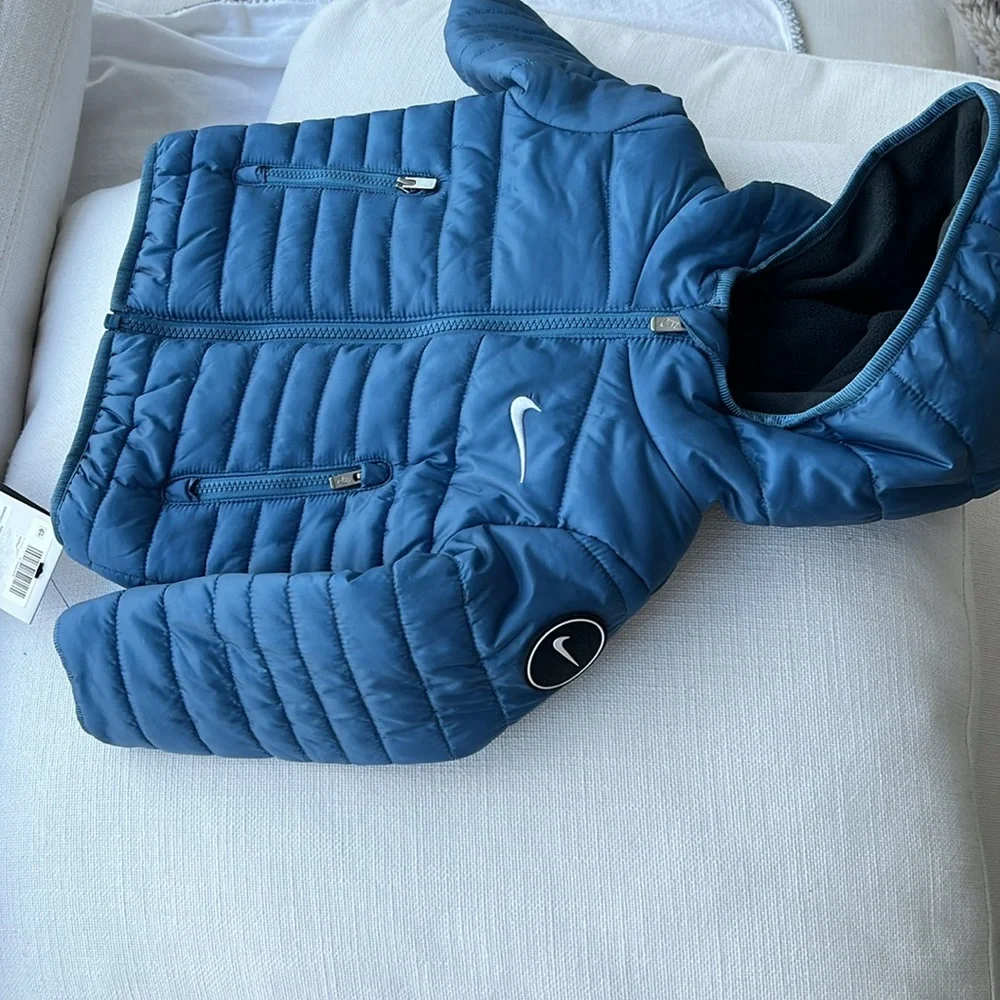 Nike Kids Blue Jacket Coat Puffer